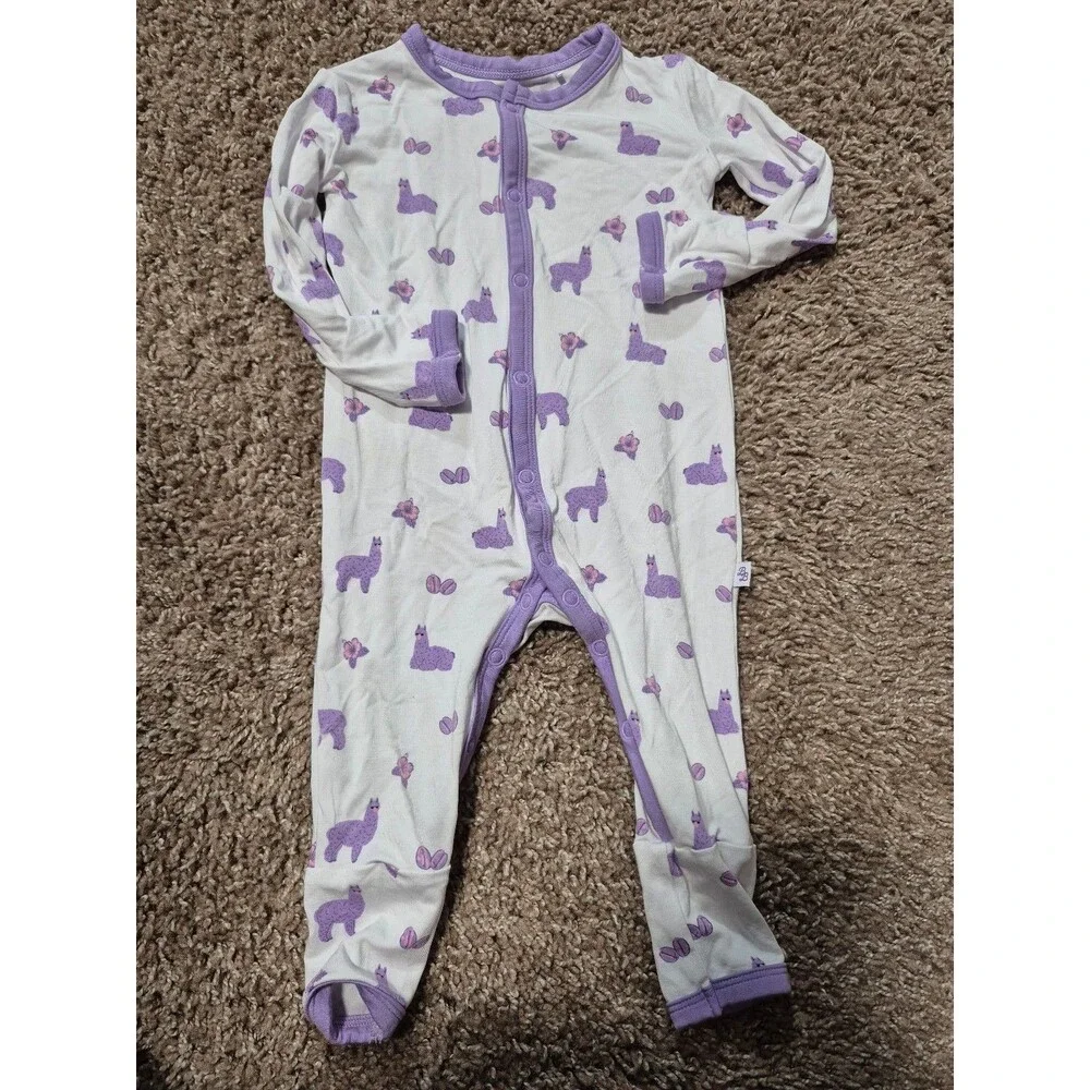 Bubble abby bamboo snap footie size 3-6 months